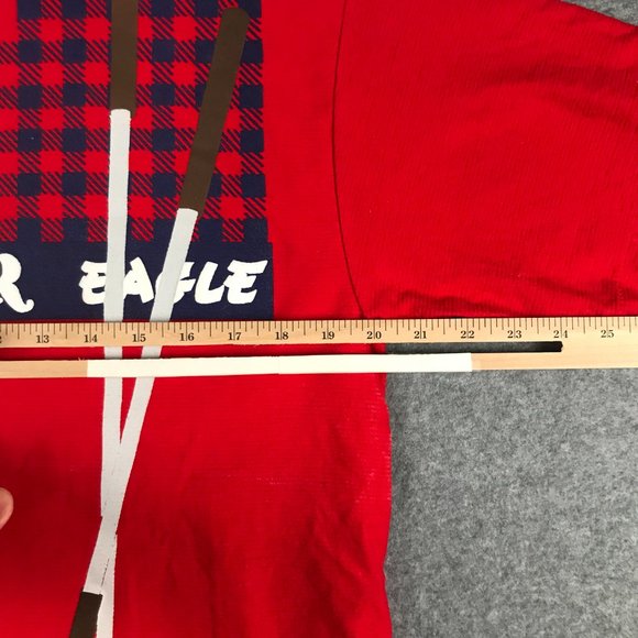 Vintage Oneita Shirt Mens Large Red Super Heavyweight Preshrunk Golf Embroidered - Picture 5 of 11